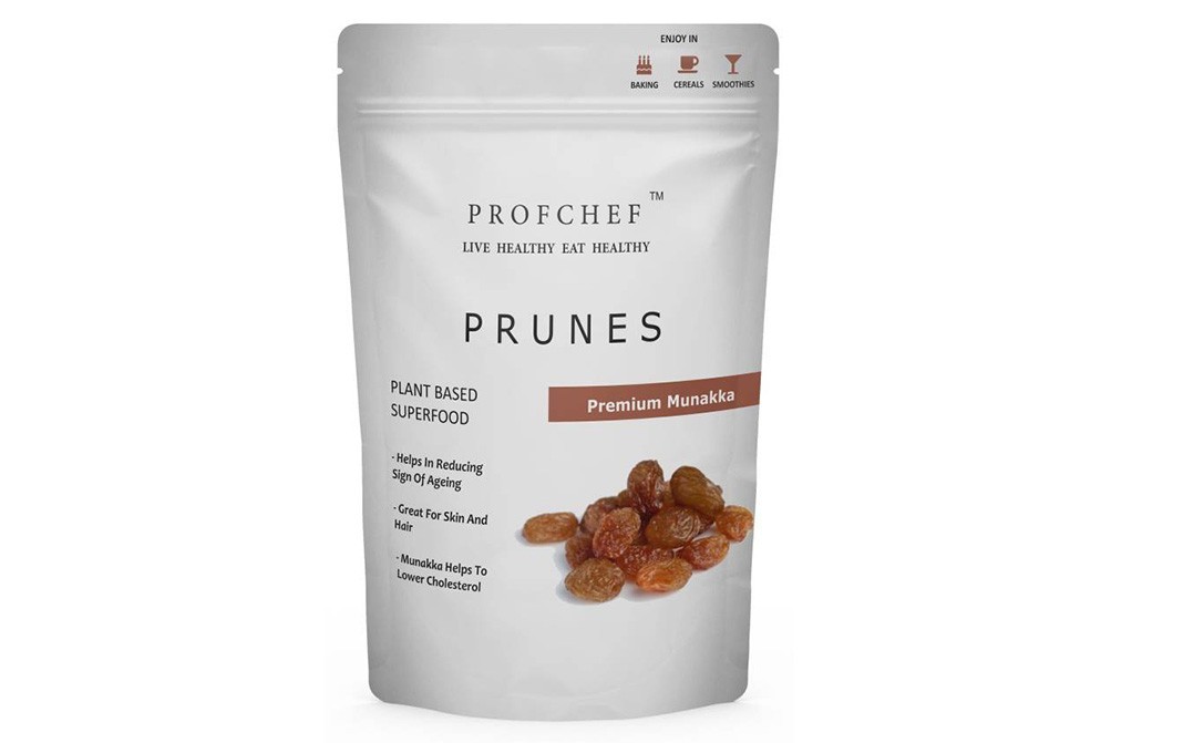 Profchef Prunes (Premium Munakka)   Pack  250 grams